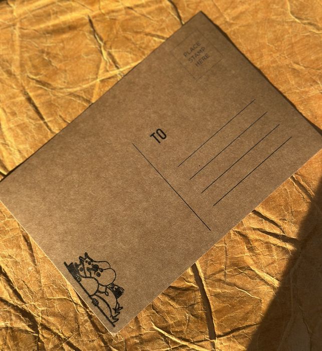 Krafyowa kartka urodzinowa z Muminkami Muminki