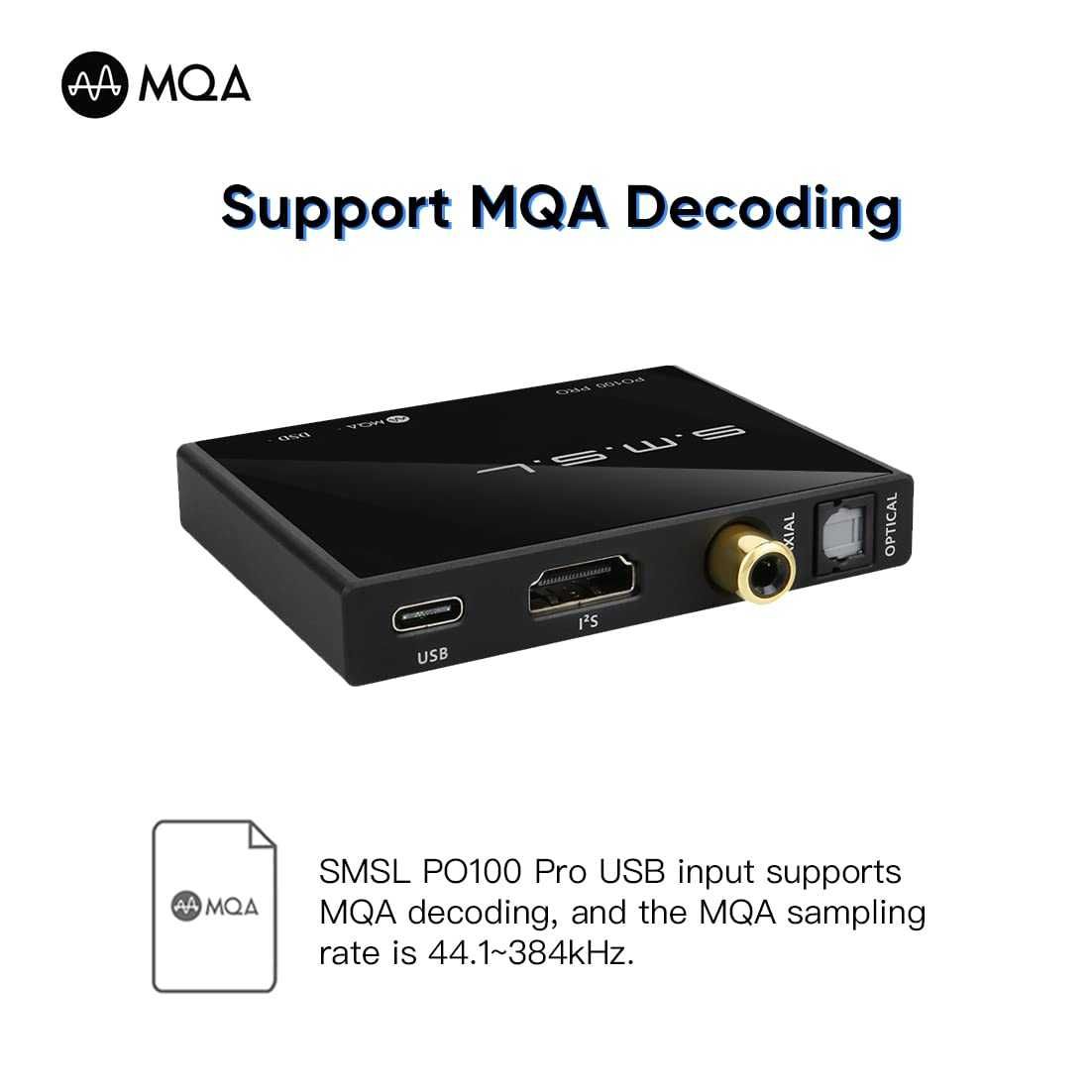 ‼️Летняя распродажа‼️ SMSL PO100 PRO USB Digital Interface MQA