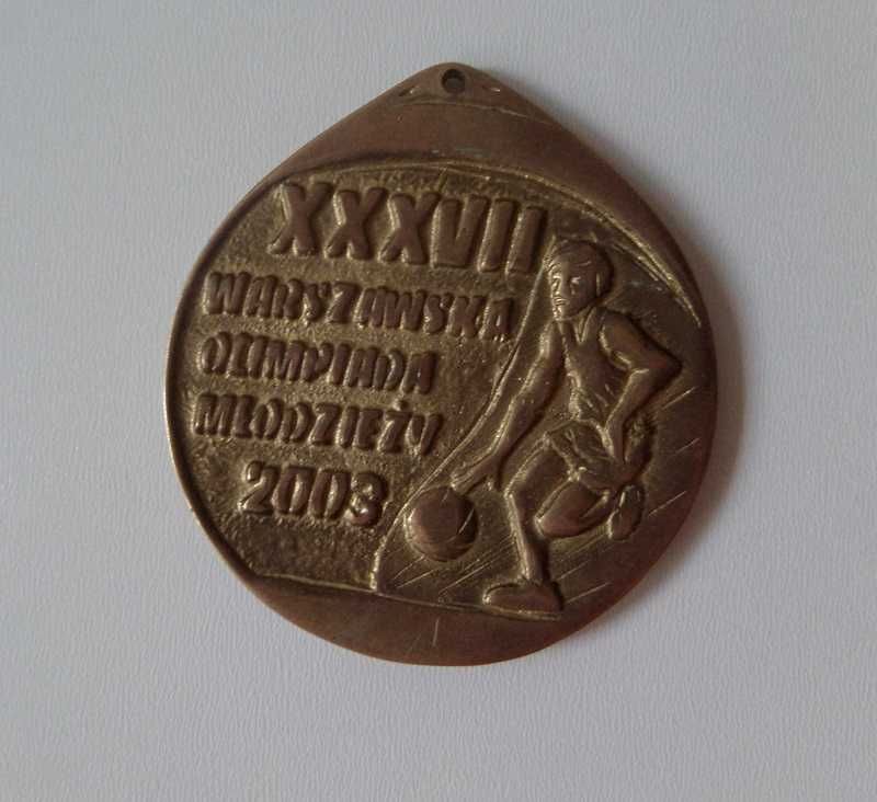 Medal brąz 17 warszawska olimpiada młodzieży 2003