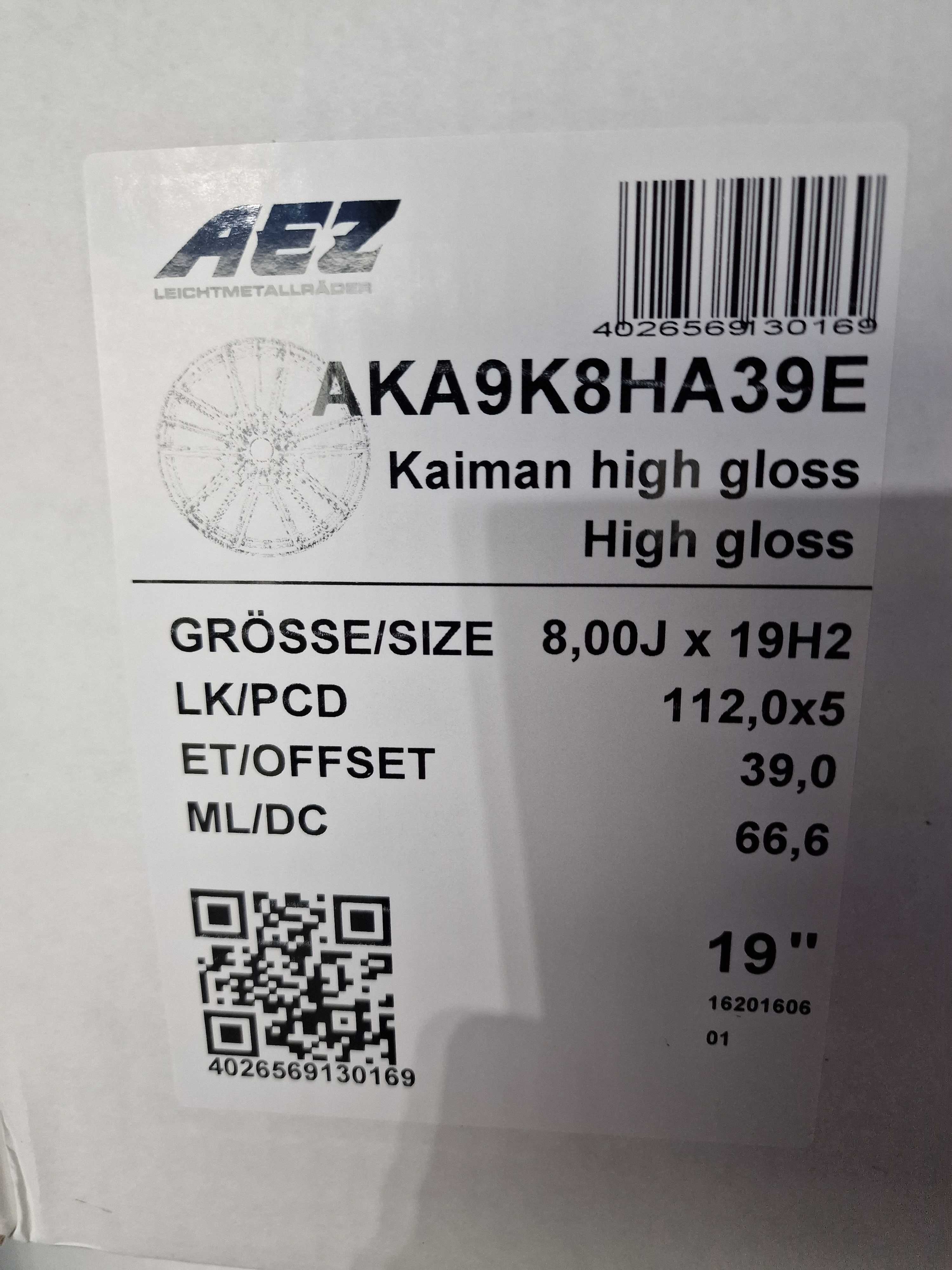 NOWE alufelgi MERCEDES 19" 5x112 GLA GLB E Klasa - Srebrne