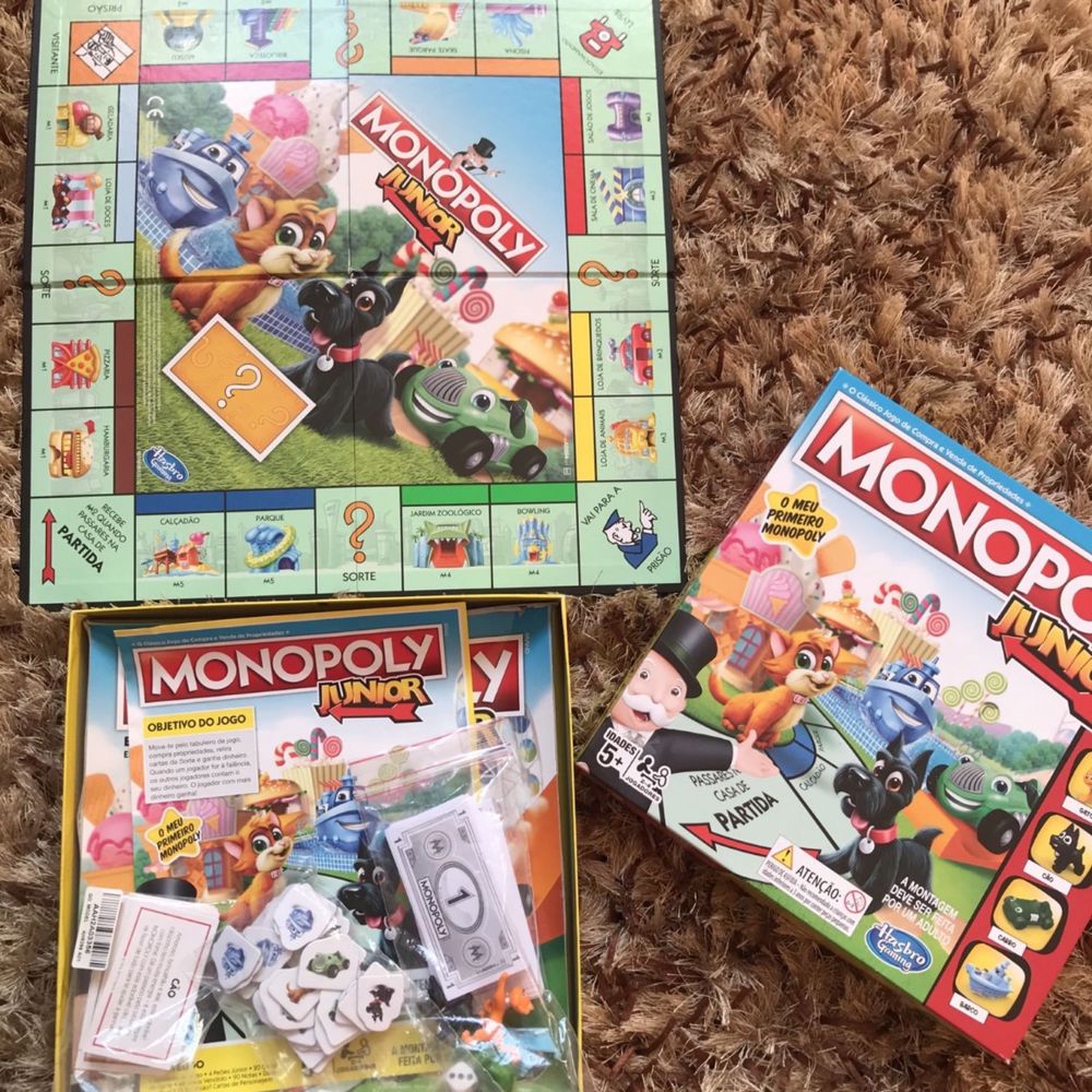 Jogo de tabuleiro Monopoly Junior