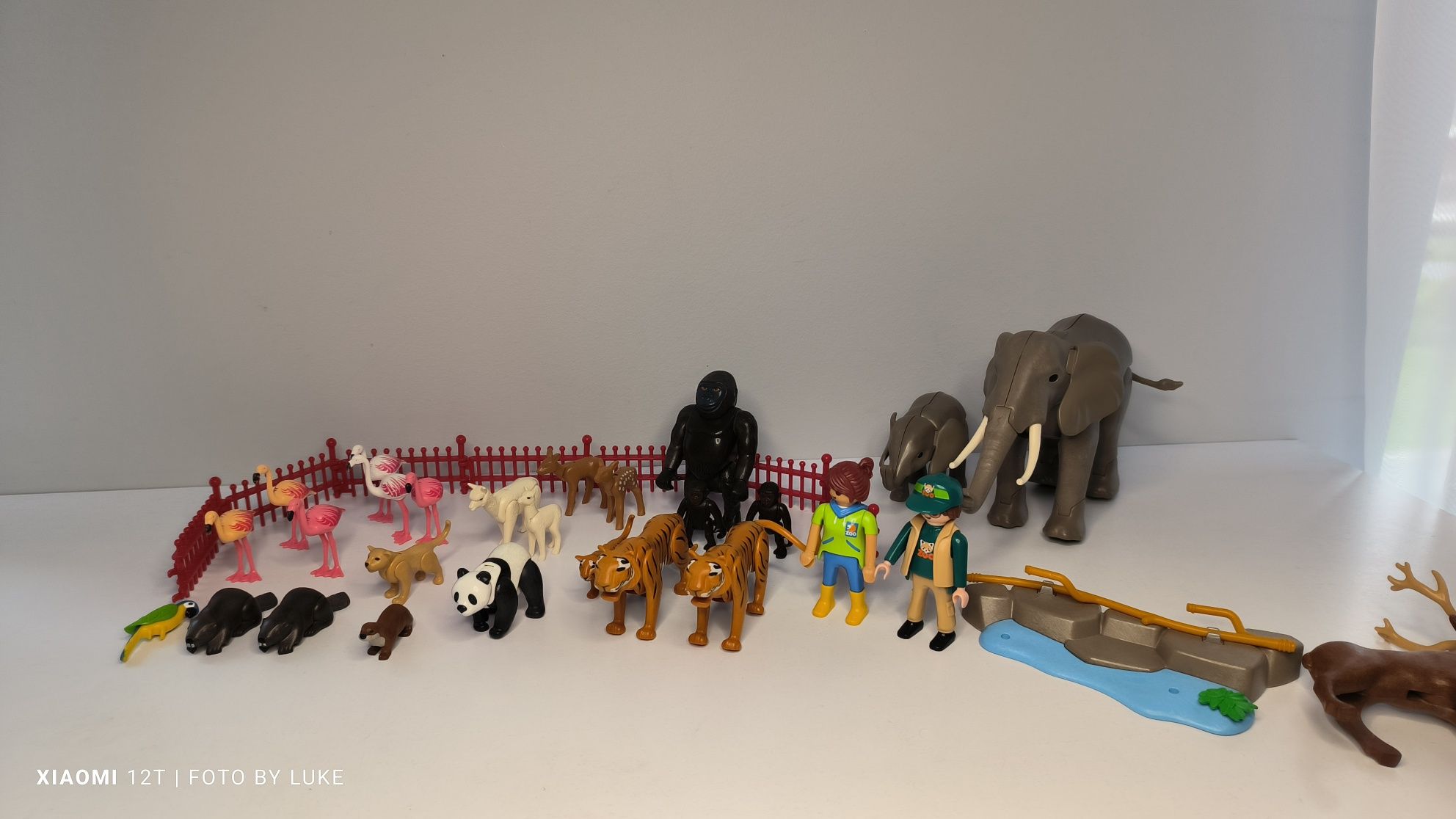 Playmobil zwierzęta zoo słoń goryl lew tygrys Fleming bobry lama panda