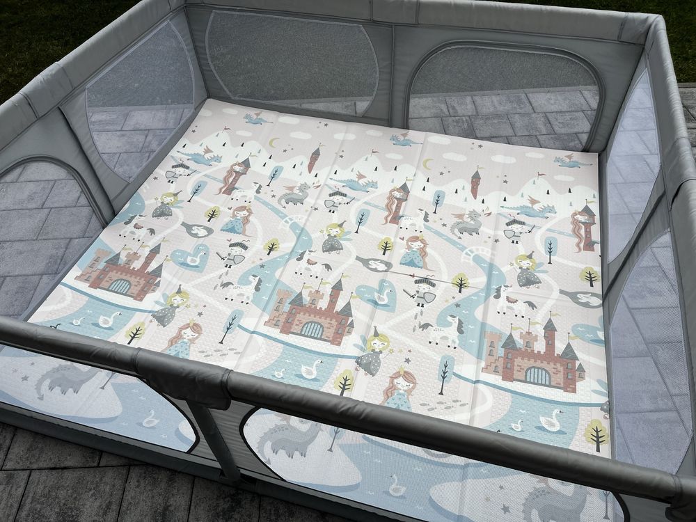 Kojec Moby-System 200x180 cm + mata painkowa Nukido