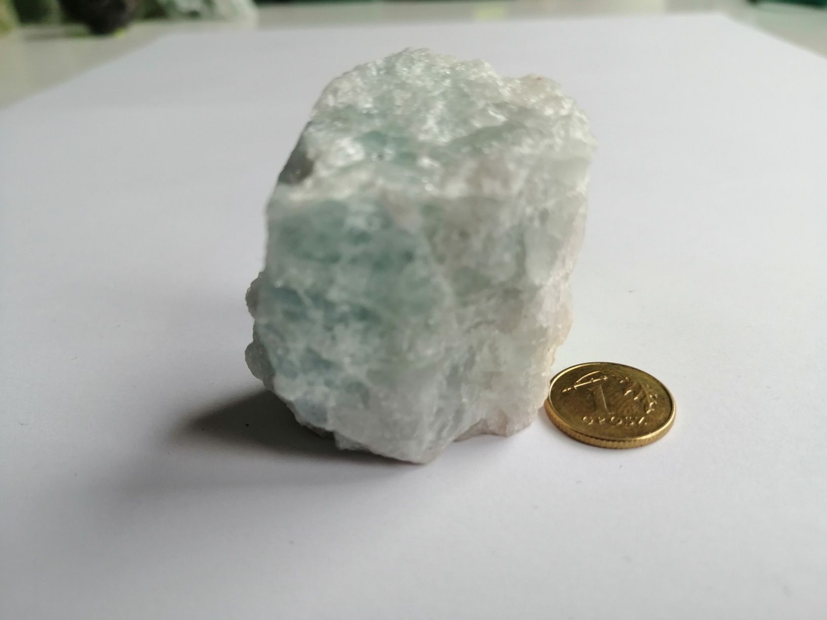 Naturalny kamień Akwamaryna w formie surowych brył nr 4