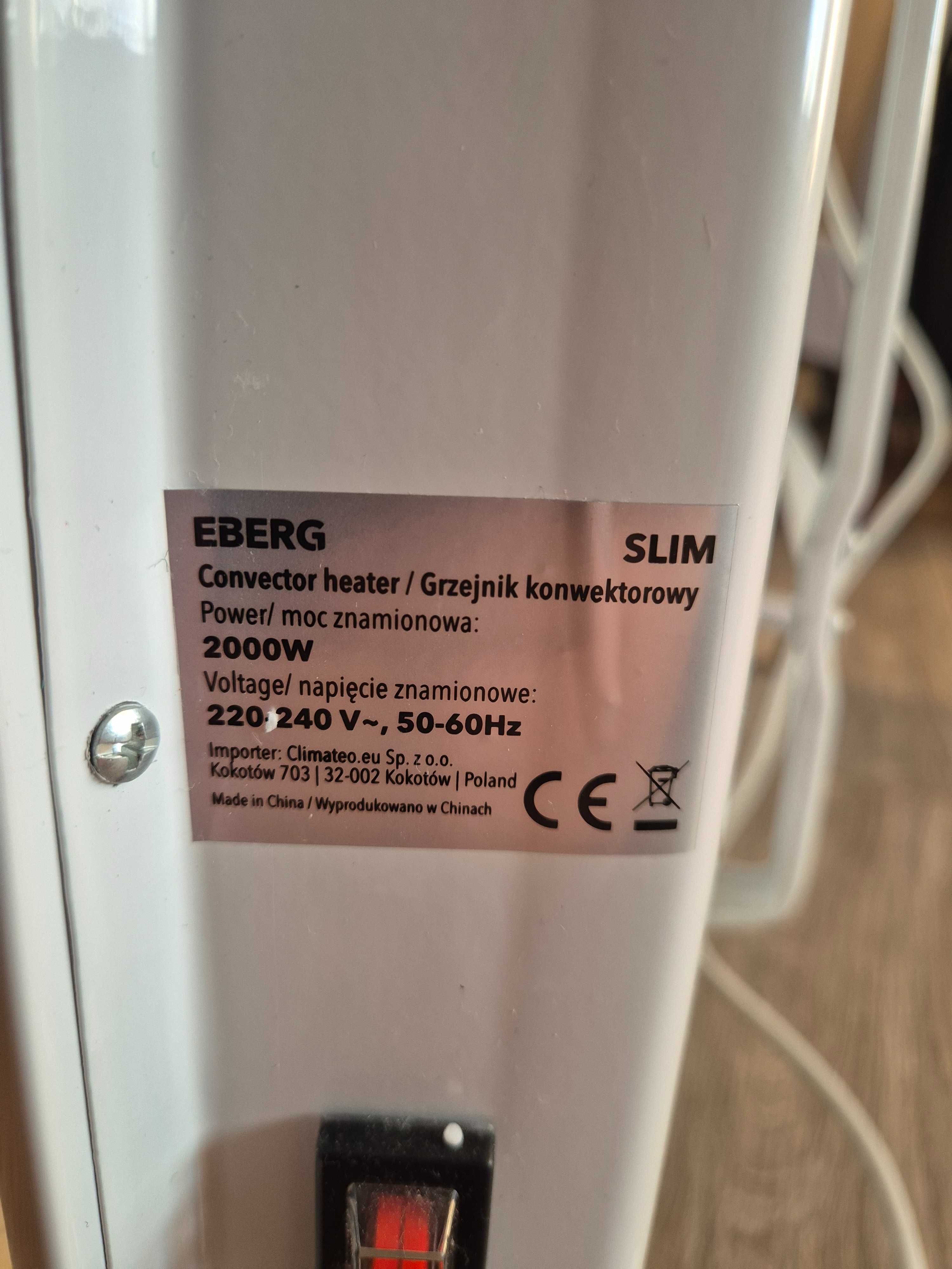 Grzejnik elektryczny konwektorowy SLIM 2000W +WiFi