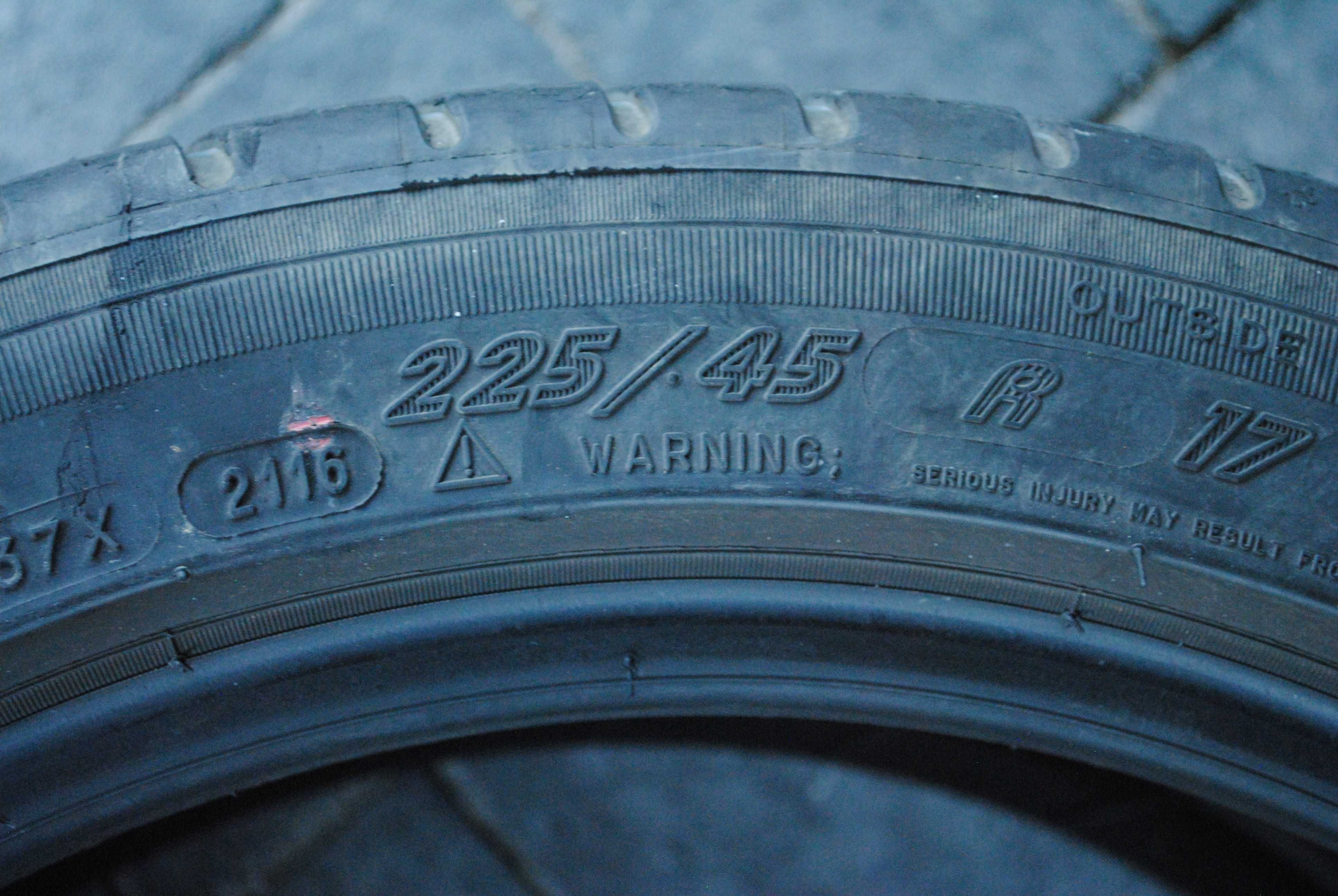 Letnia opona MICHELIN PILOT SPORT 3 225/45/17 91Y