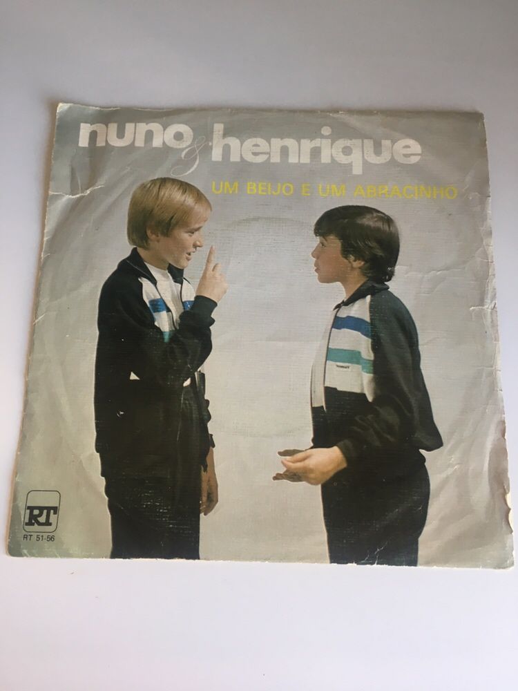 Disco Vinil Nuno e Henrique - Um beijo e um abracinho