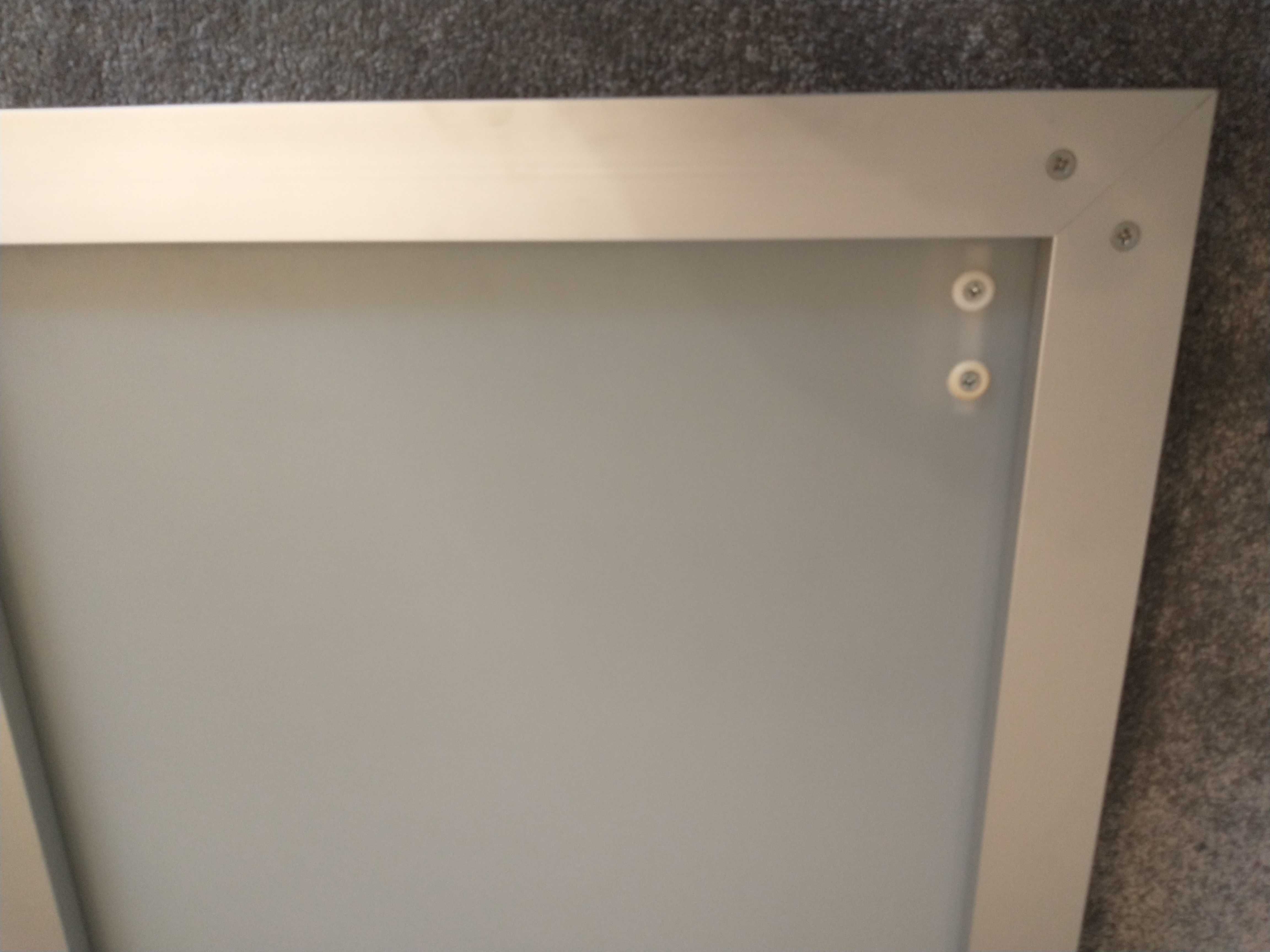 Fronty szafek aluminium 3 cm szkło mleczne Jak nowe ! 3 szt.