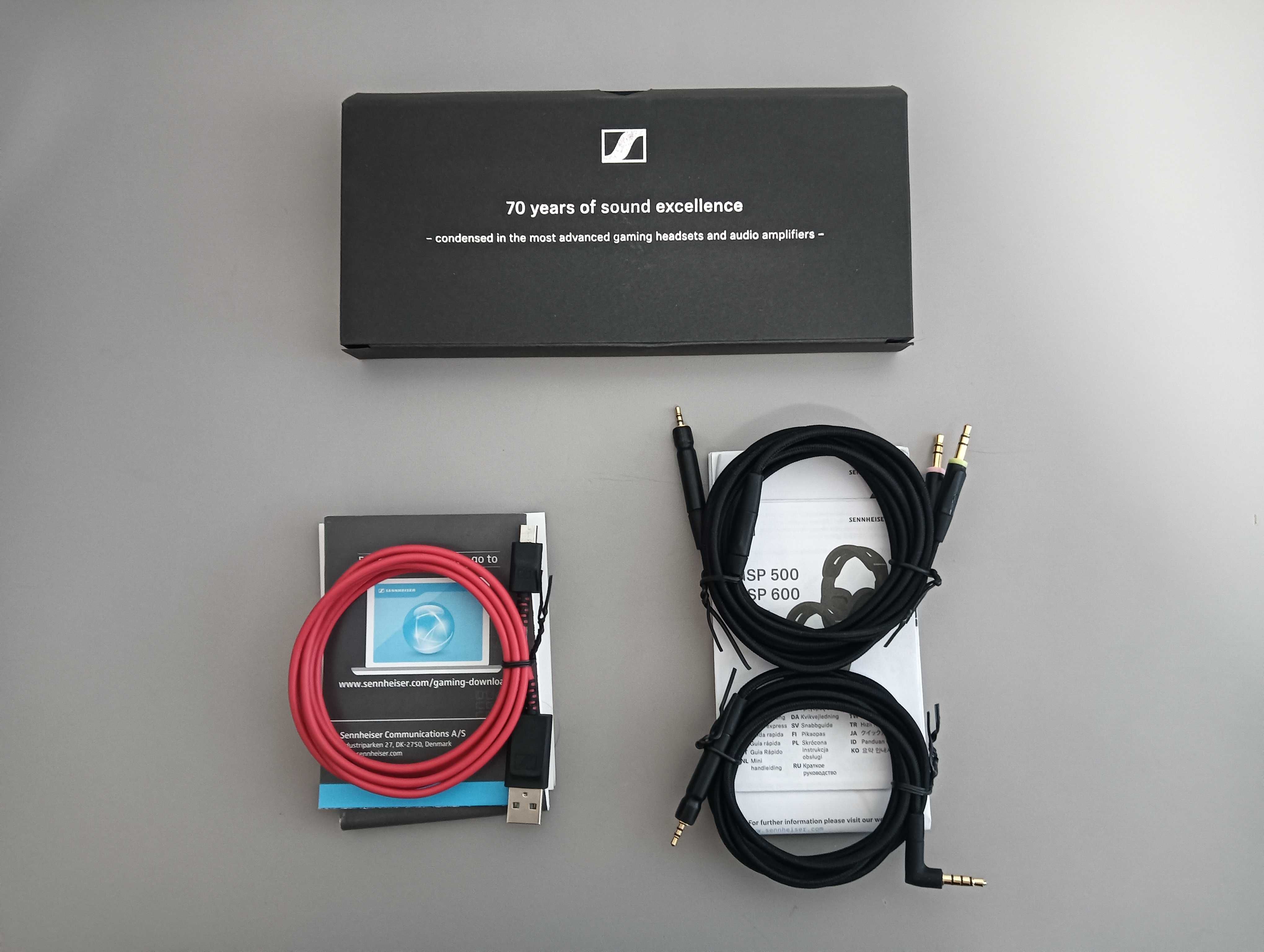 Vendo Conjunto: Headset Sennheiser GSP 500 + Amplificador GSX 1000