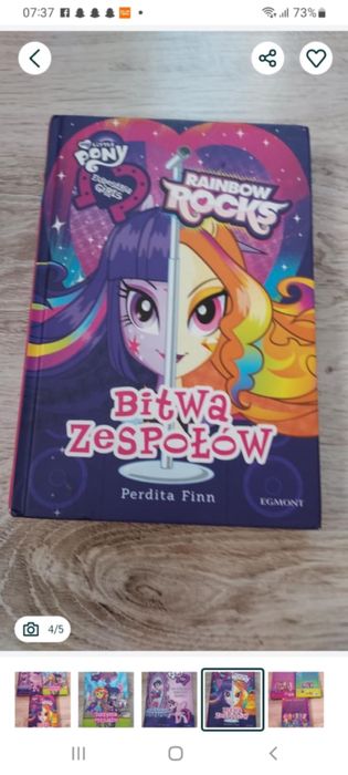 Książki my little pony equestria girls i nadz ostatni dzień