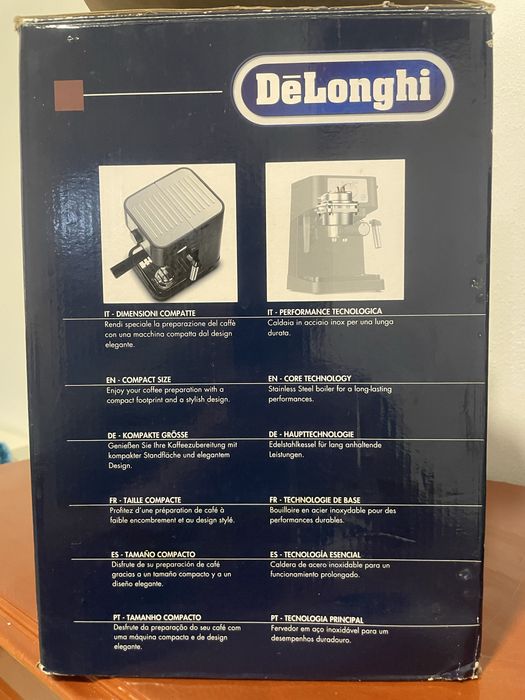 Máquina de Café Espresso e Cappuccino De’Longhi – Ótimo Estado!