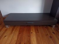 Szafka rtv, Red Black White, wenge, reset