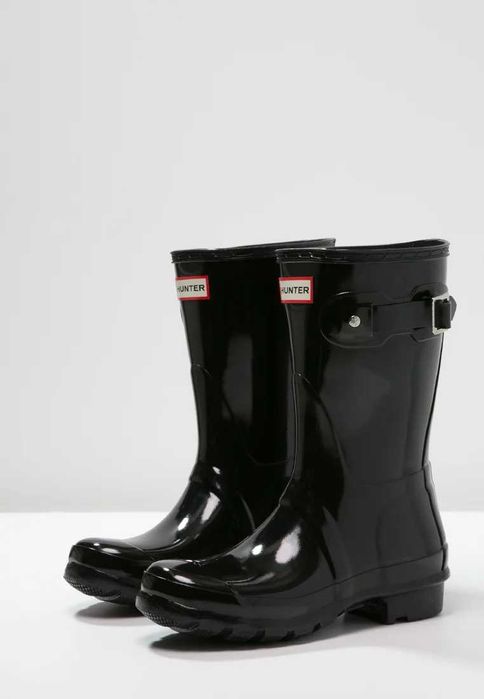 Hunter ORIGINAL Kalosze Gloss Short Black 38
