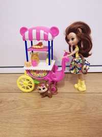 Lalka Mattel Enchantimals FCG93 wózek z małpką