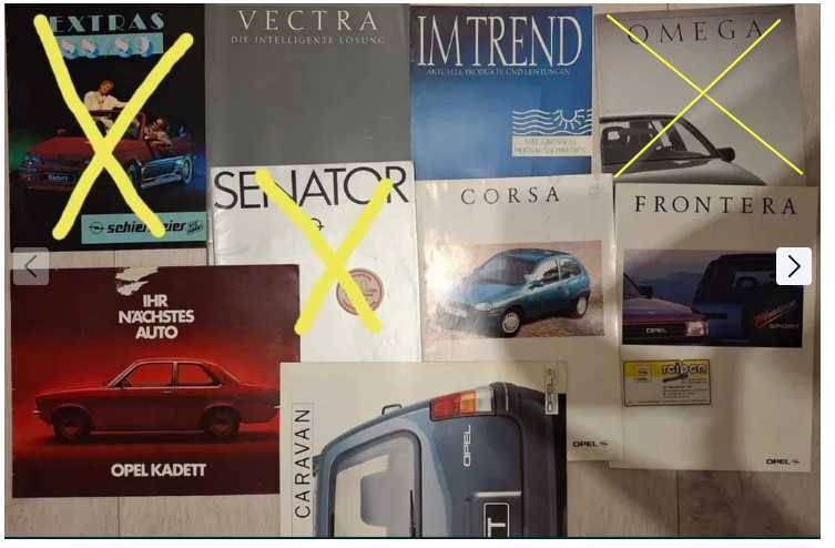Prospekty, katalog, folder - Opel
