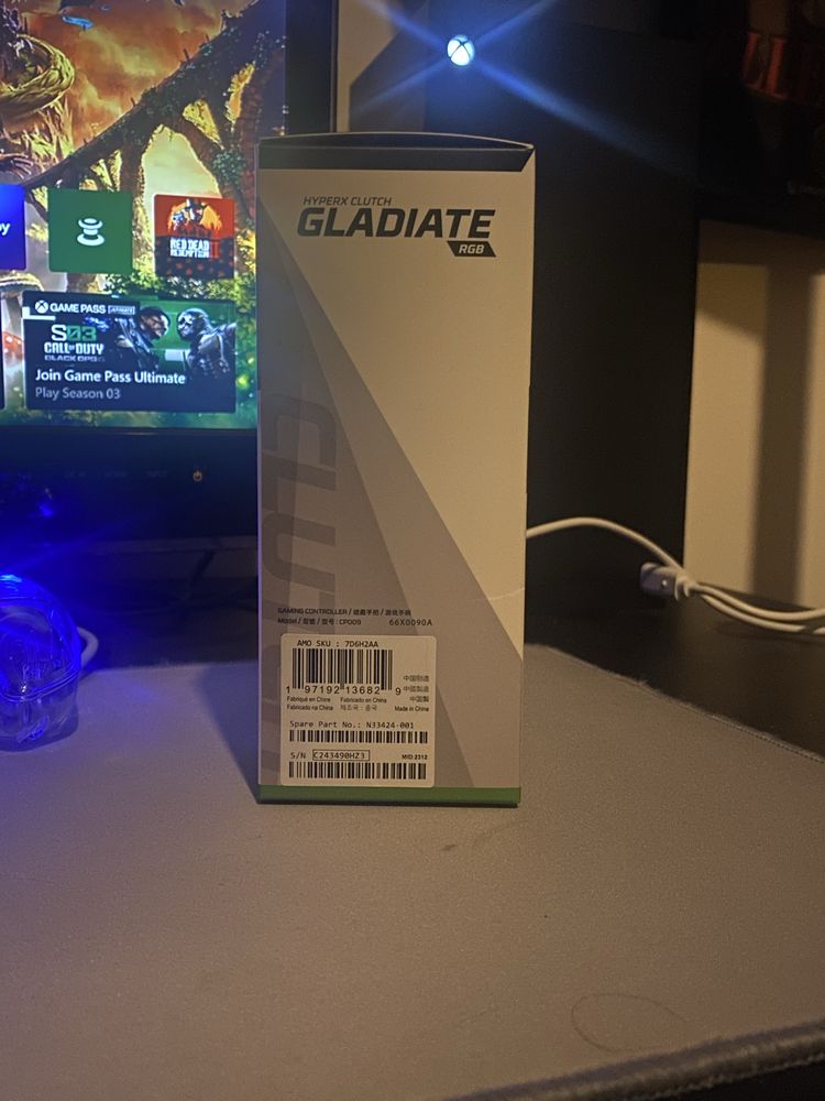 Comando Xbox HyperX Clutch Gladiate RGB
