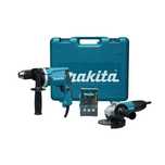 MAKITA Zestaw szlifierka kątowa  GA5030R wiertarka  HP1631