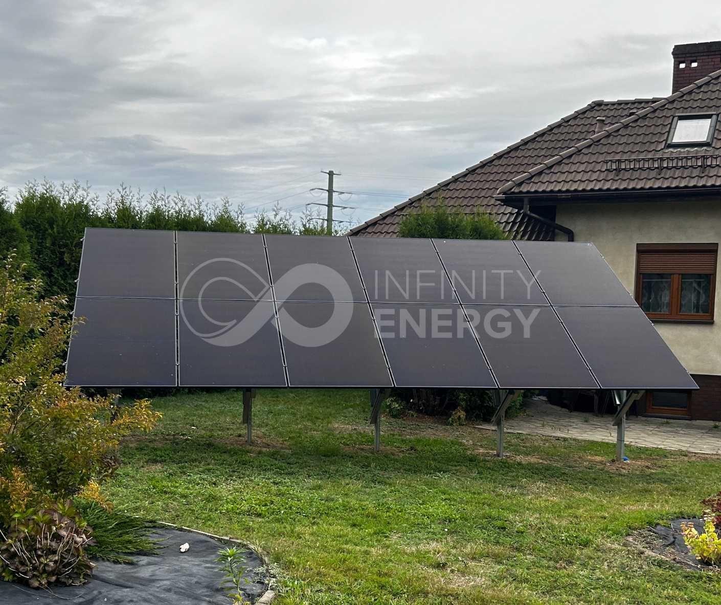 Fotowoltaika 10 kW + Magazyn Energii 10 kW na gruncie - MONTAŻ W CENIE