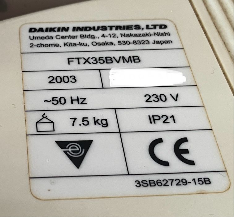 Ar condicionado DAIKIN p/pecas