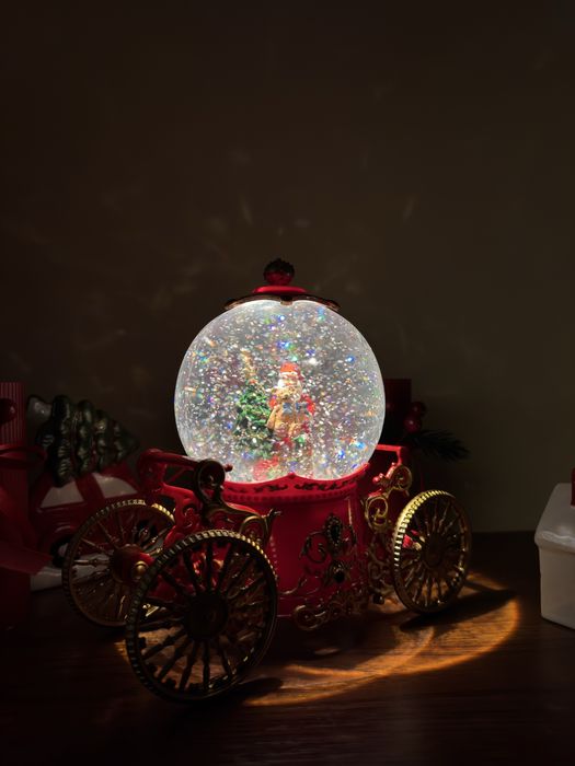 Карета нічник новорічний ліхтар