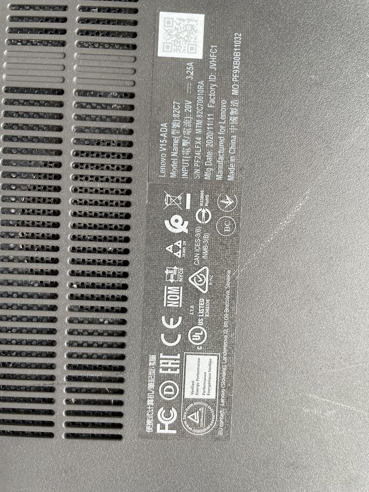 Ноутбук Lenovo v15 Ada Amd ryzen 3 amd radeon graphics ddr4 под ремонт