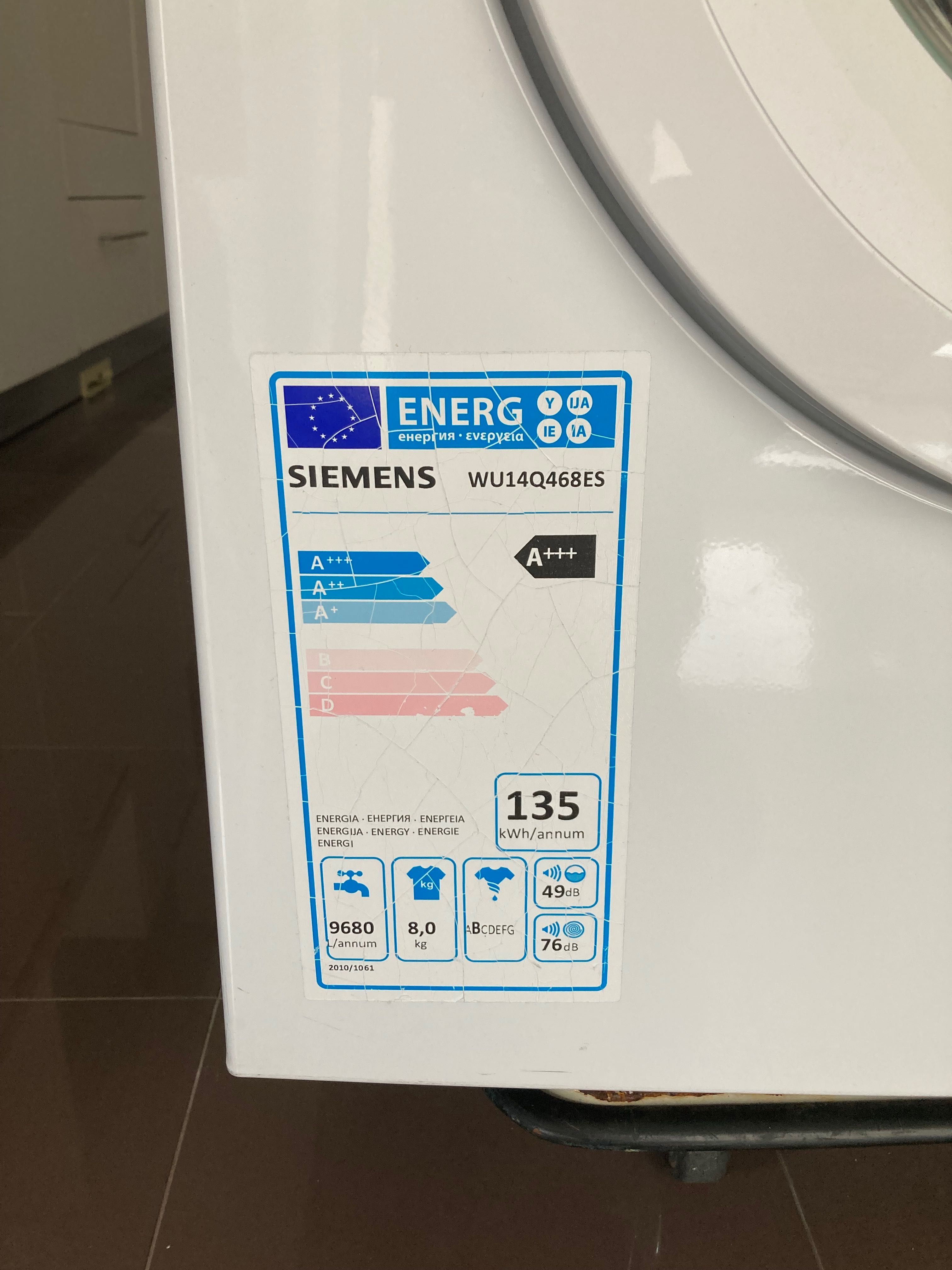 Máquina lavar roupa Siemens