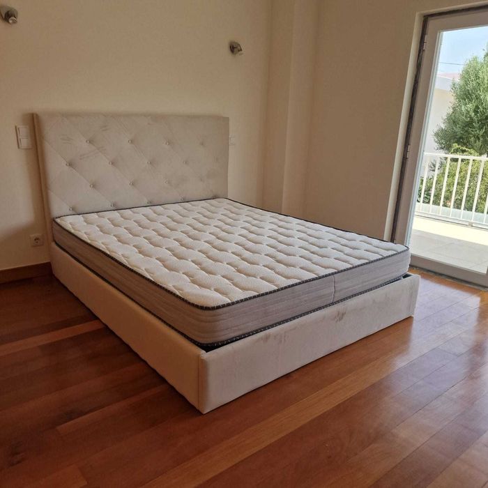 Camas de Casal Estofadas de Luxo 199€ Disp. em Várias Cores! 190x140m!