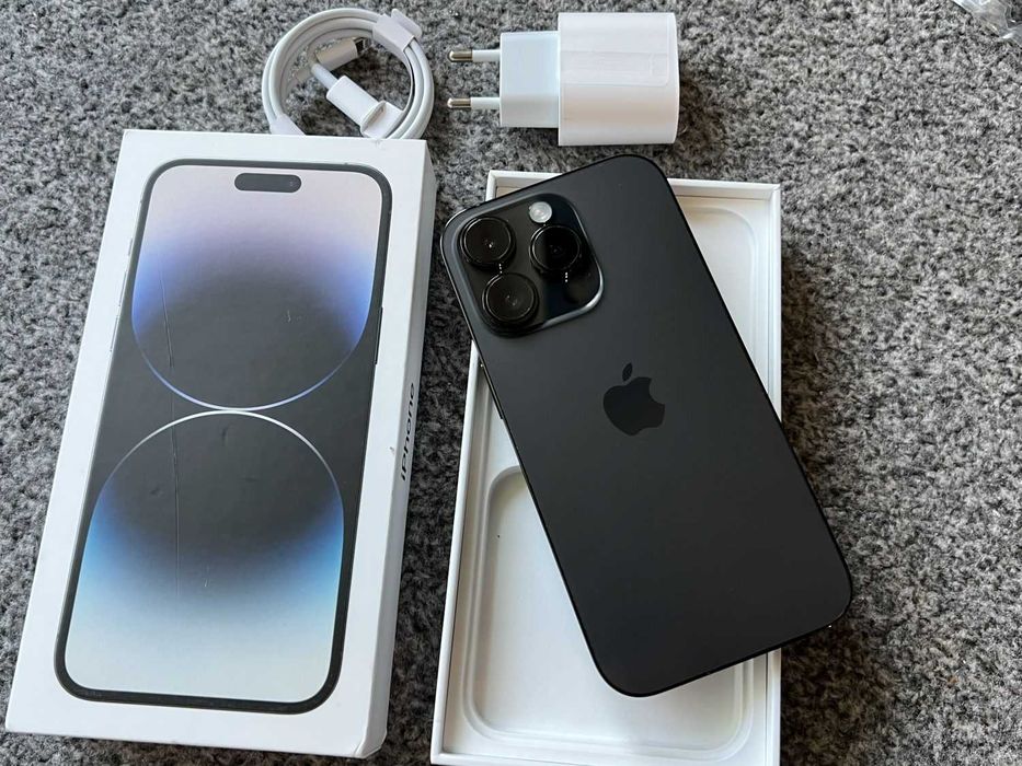 iPhone 14 Pro 256GB SPACE Grey Black CZARNY Bat91% GWARANCJA SKLEP