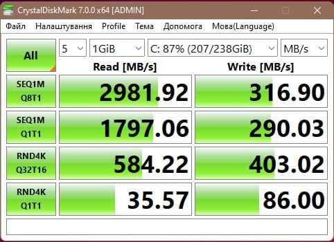 SSD Samsung PM981 M.2 NVMe 256Gb 2280 (MZ-VLB2560) Б/В