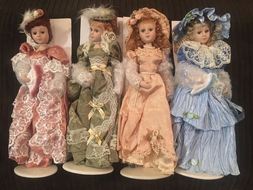Коллекционный набор фарфоровых кукол Времена года Германия
