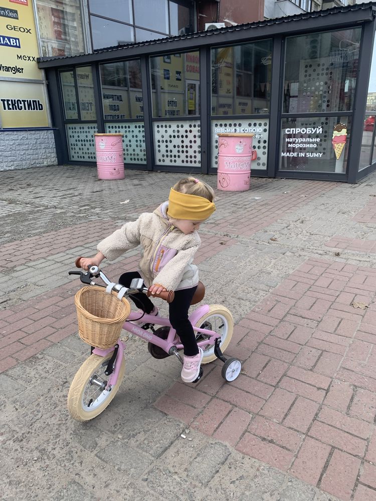 Велосипед Miqilong RM 12" Рожевий