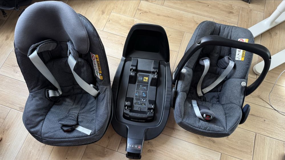 Zestaw Maxi Cosi: Pebble Plus, 2way Pearl oraz baza 2way fix