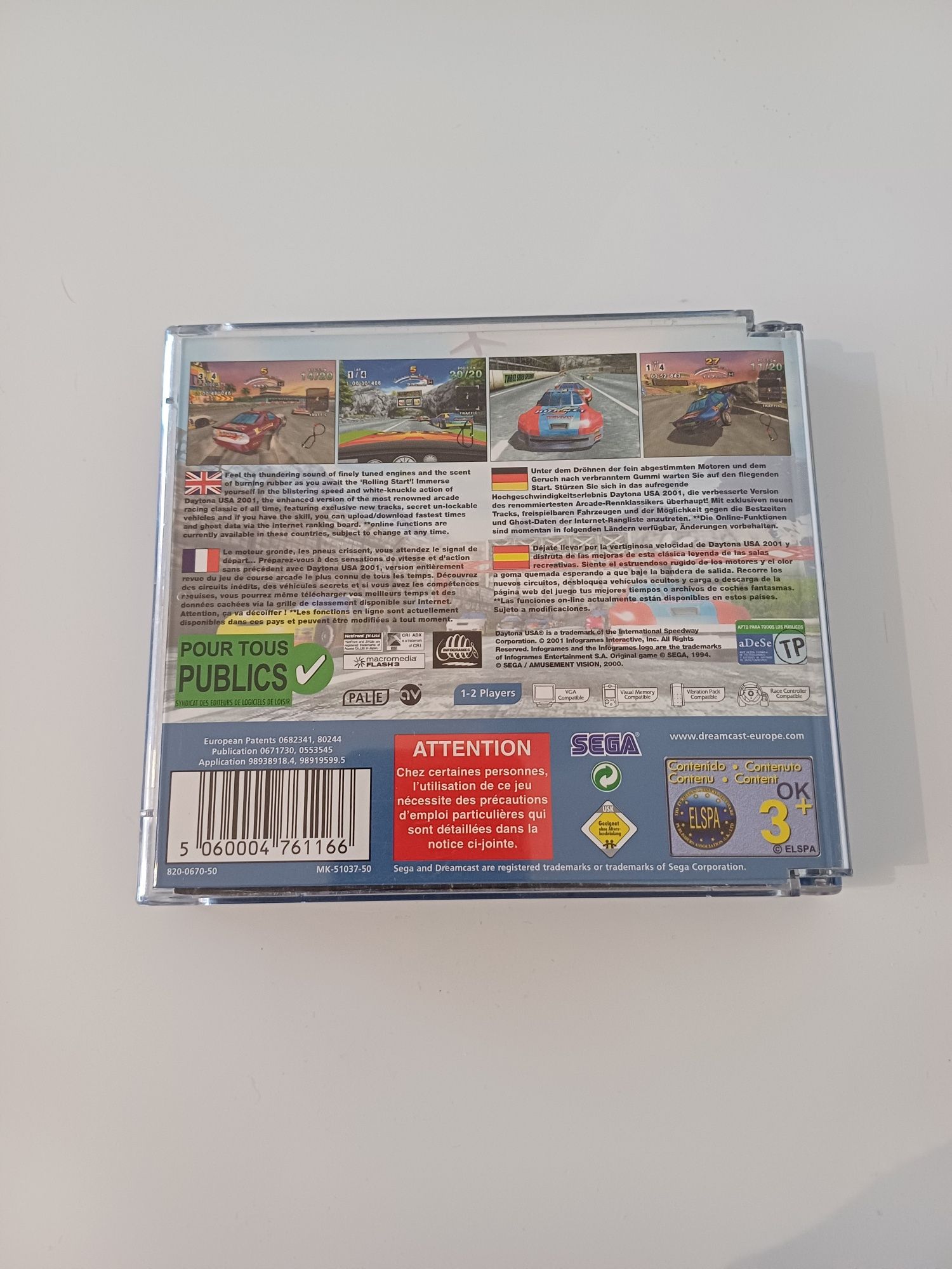 Daytona USA 2001 Sega Dreamcast