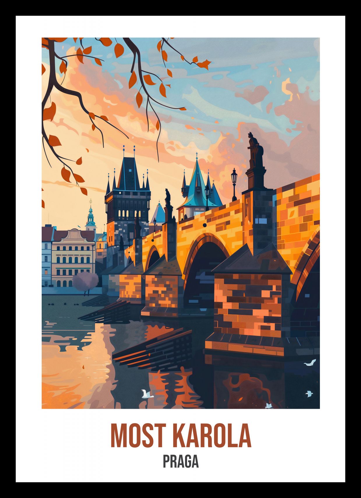 Plakat 21x29,7cm Most Karola