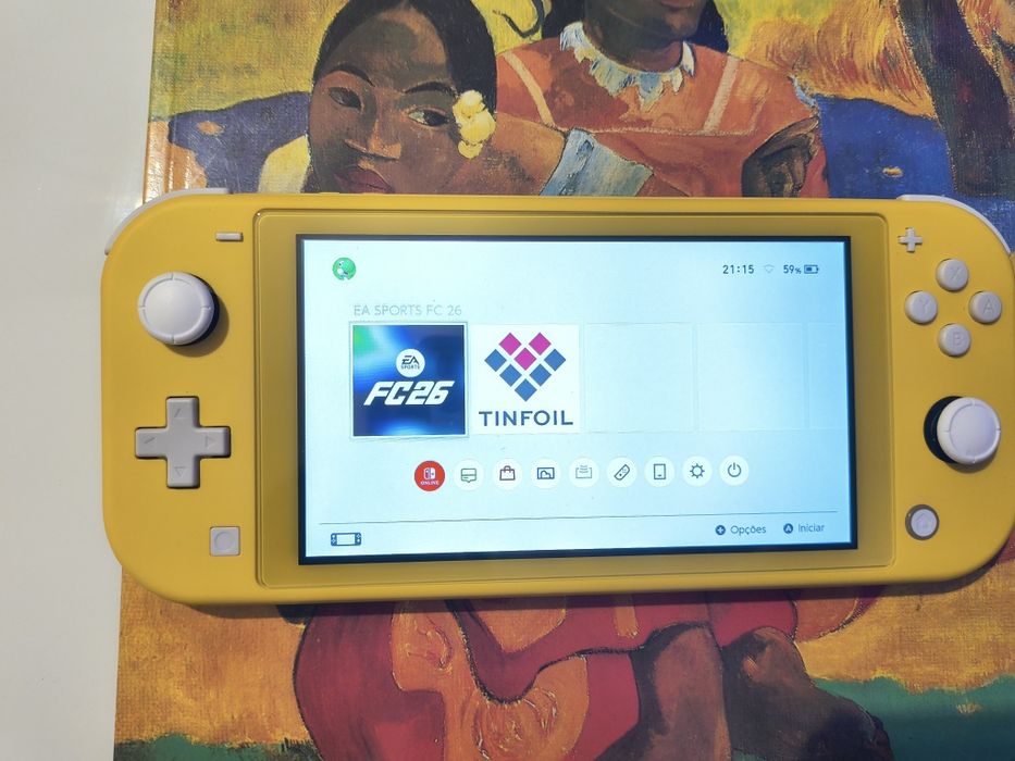 Nintendo Switch Lite desbloqueada
