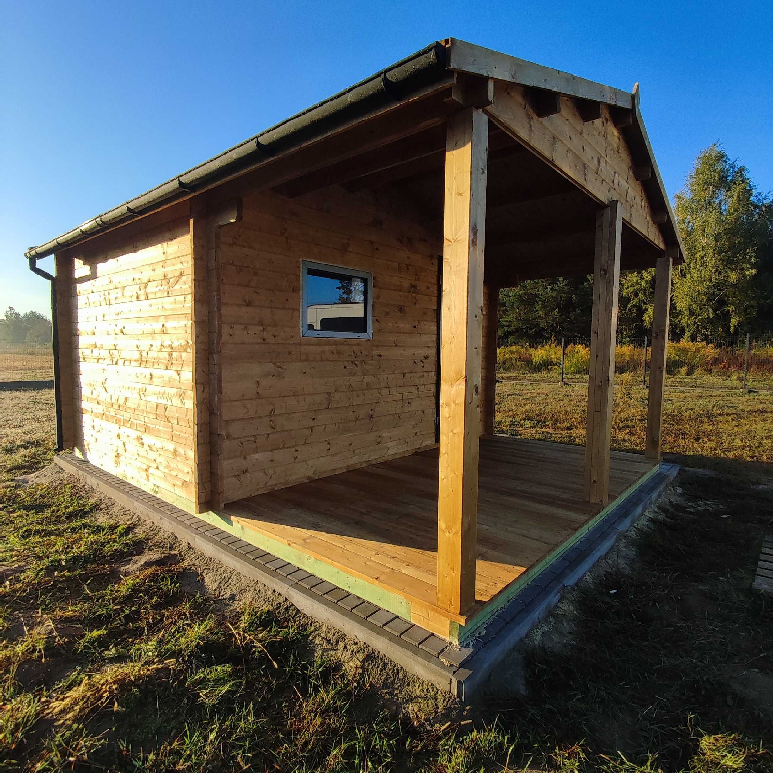 Domek letniskowy 4x5,2m z tarasem