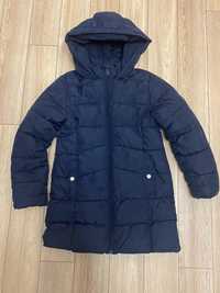 Теплое пальто куртка на девочку зима Mango рост 140
