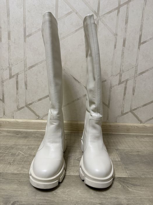 Жіночі шкіряні чоботи єврозима 39 р