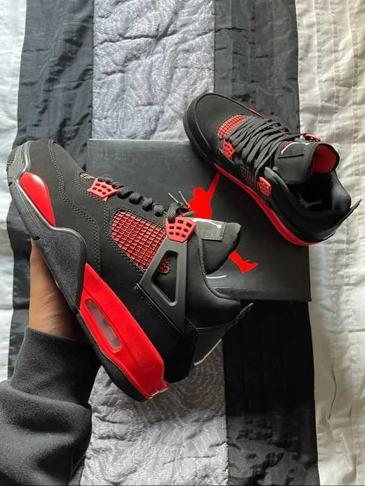 Buty Trampk Jordan 4 Red Thunder R.43