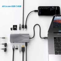 ADAPTER HUB Stacja Dokująca 11w1 USB C HC459-B