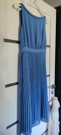 Taranko śliczna niebieska sukienka r.34
