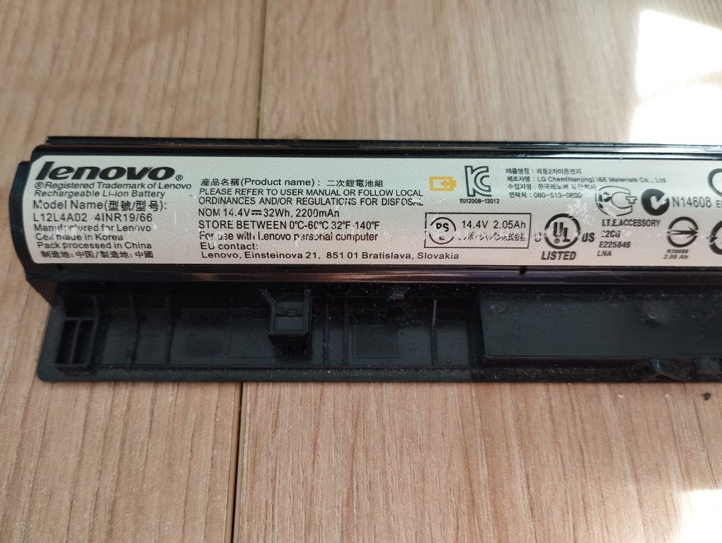 Bateria Lenovo L12L4A02