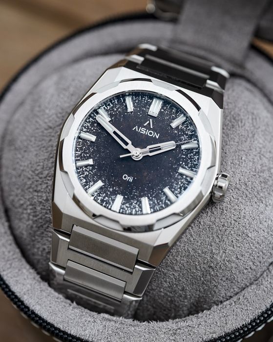 Aision Design Silver Leaf nowy limitka 50szt zegarek