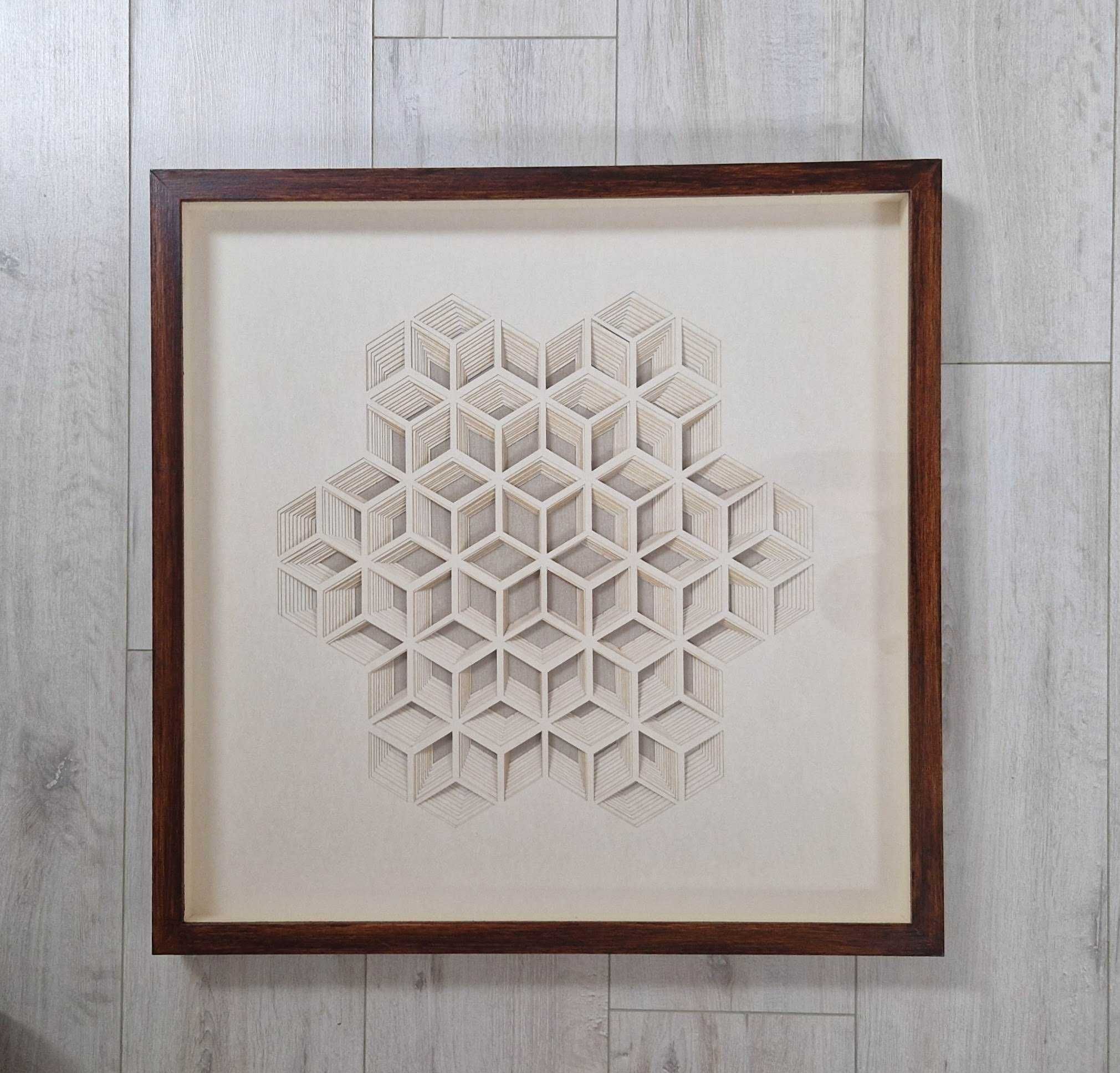 Obrazy 3D na ścianę (Deep, Sferis, Sharp) - rozmiar 60x60cm- Meble Vox