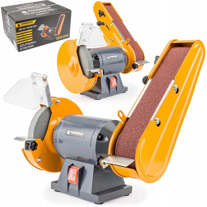 Szlifierka Stołowa Powermat PM-SS-1850M-2W1 1850W, 230V, Dual System