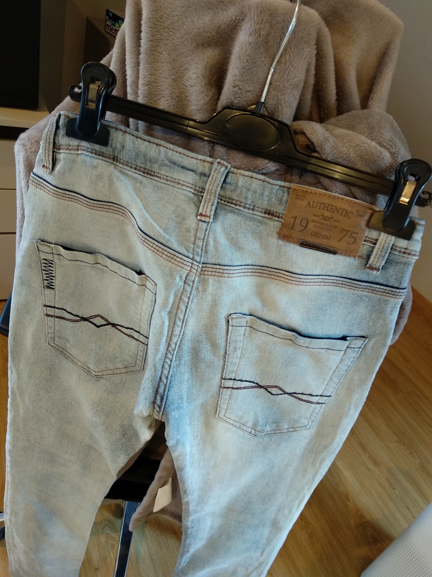 Dziecięce spodnie jeansowe Zara Kids 164