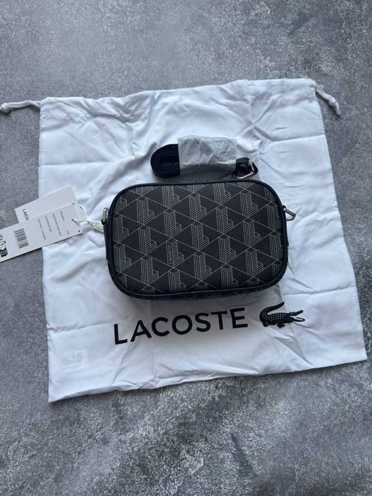 Сумка через плече Lacoste Monogram Crossbody Reporter Bag (ОРИГІНАЛ)