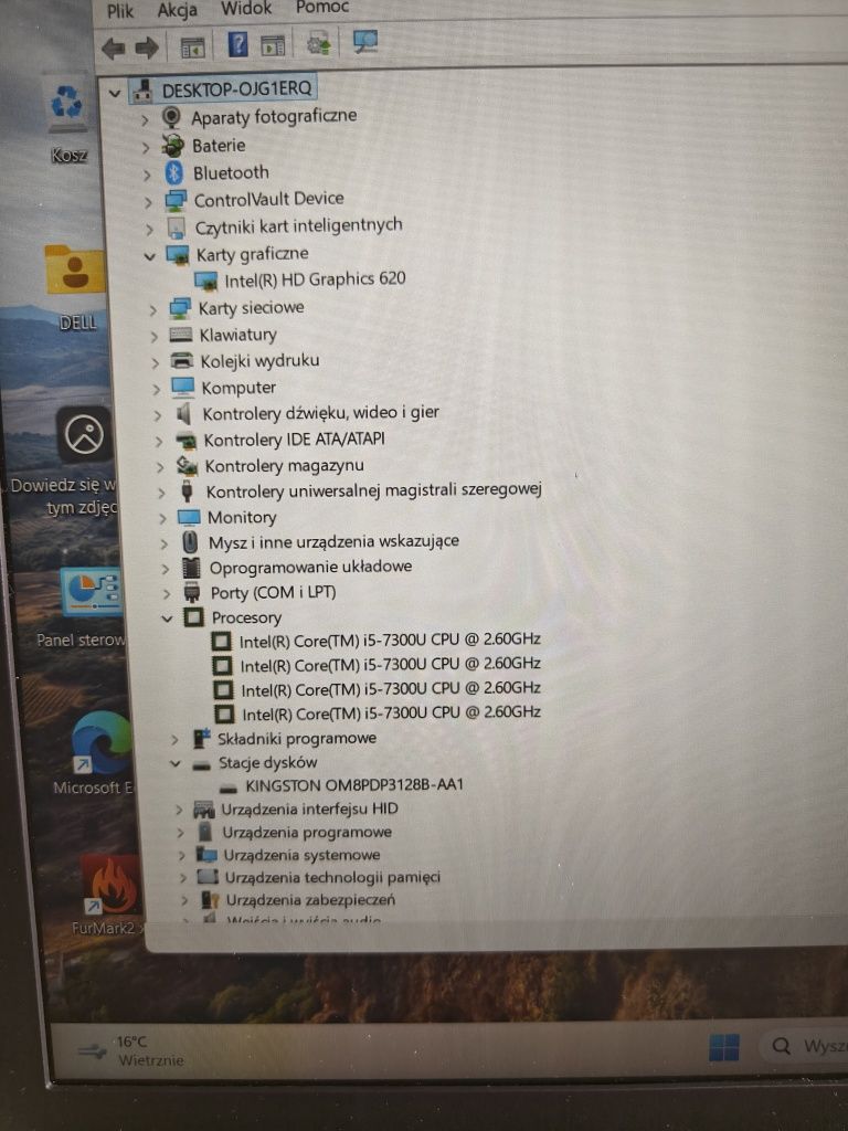 Dell latitude E5580 i5 7300u USB-C