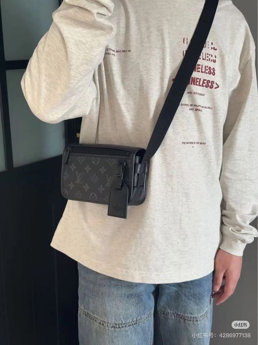 Сумка мужская Louis Vuitton Bosphore клатч через плечо унисекс кожа