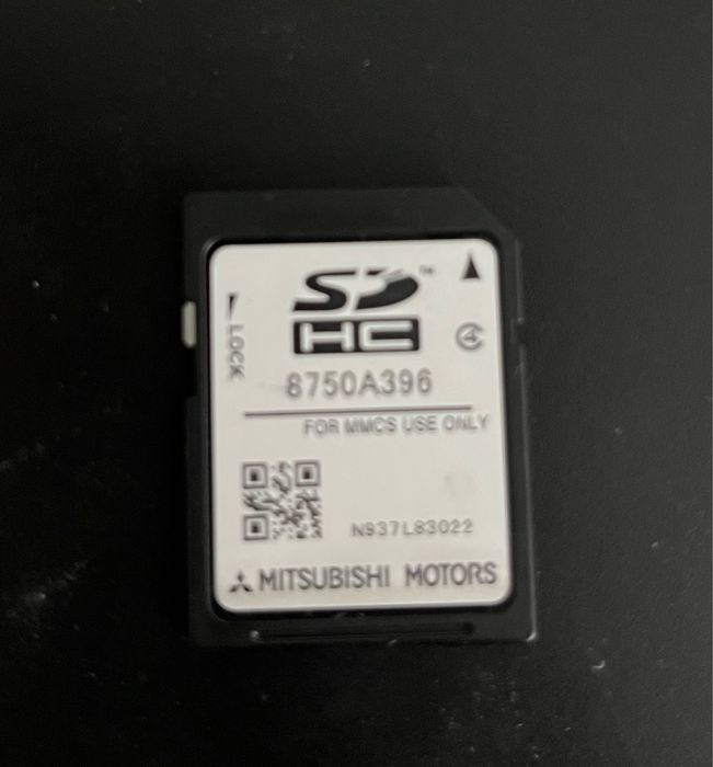 Карти, навігація, sd карта mitsubishi 8750a396 європа